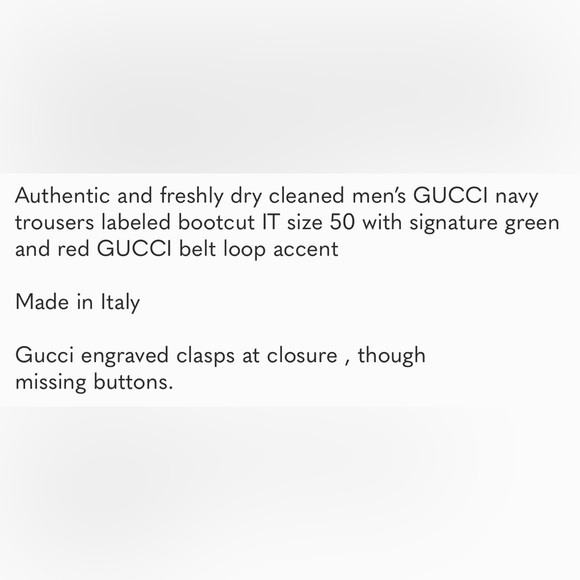 Authentic GUCCI Trousers - Picture 8 of 9